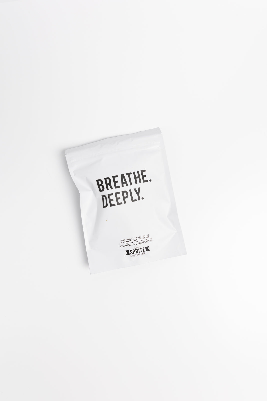 &#39;Breathe Deeply&#39; Essential Oil Towelettes - 7 day bag