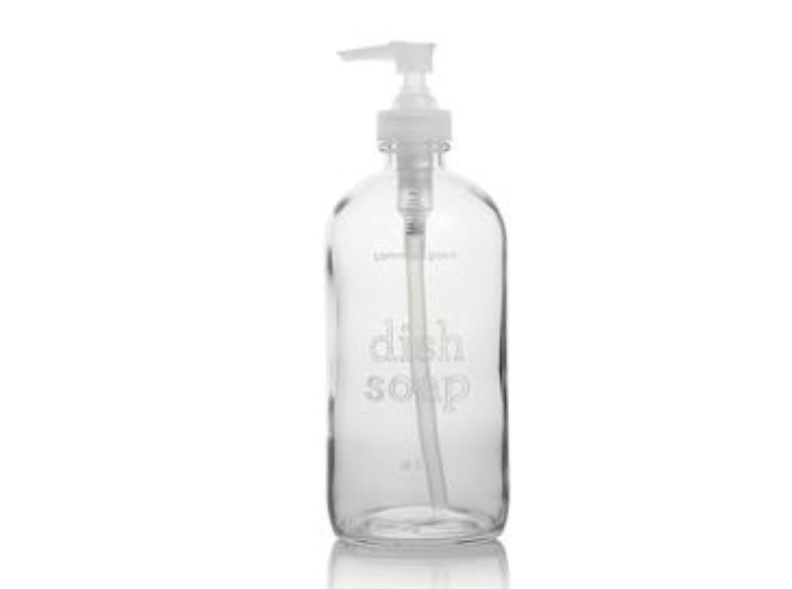 Refillable Glass Bottle - Dish Soap