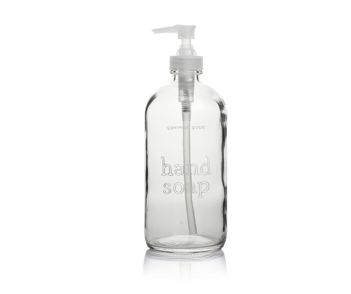 Refillable Glass Bottle - Hand Soap
